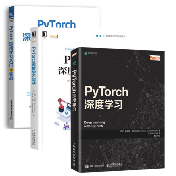 共三册 PyTorch深度学习 PyTorch深度学习入门与实战  PyTorch深度学习实战