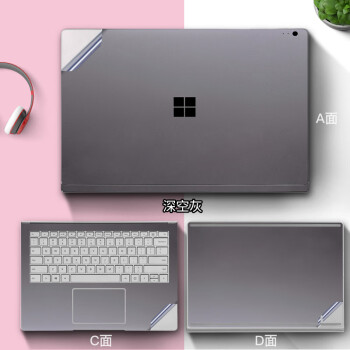 微软surfacebook3pro7笔记本机身贴纸laptopgo外壳保护膜蓝光屏幕贴膜