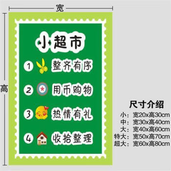 幼儿园区域规则进区牌卡布置约定标识区角标志活动区域牌儿童分类mma