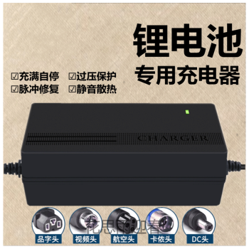 锂电池充电器24v36v48v60v72v滑板车平衡车哈雷电动车充电器36v2a42v