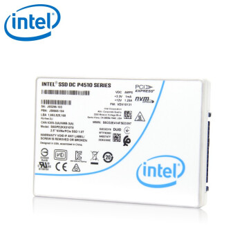 英特尔（Intel）P4510 数据中心企业级SSD 固态硬盘 U.2接口 NVMe协议 P4510 1TB U.2