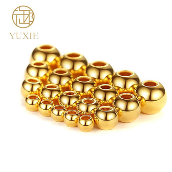 御邪999足金光面转运珠3d硬金古法黄珠金隔珠散珠纯金圆珠迷你小金珠