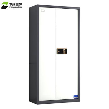 中豫鑫泽 金属质柜类 ZYXZ3110719 中豫鑫泽ZYXZ3110719 钢制保密柜密码文件柜 灰白套色通门指纹锁