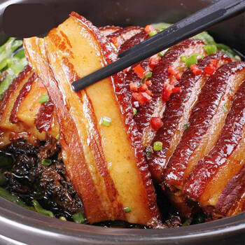 正宗梅菜扣肉2斤1斤红烧肉东坡肉熟食虎皮扣肉下酒菜酱香肘280g梅菜