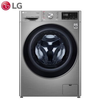 LG新品10.5KG纤薄机身 速净喷淋 蒸汽除菌 6种智能手洗 洗衣机曜岩黑FG10TW4,降价幅度14.8%