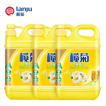 榄菊野菊花洗洁精118kg3花温和不伤手去重油污
