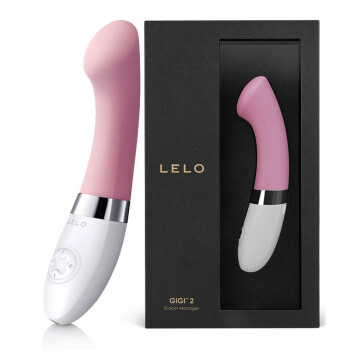 lelo Gigi2琪琪二代ji点按摩刺激震动棒 充电女用自慰器情趣性用品 粉红色