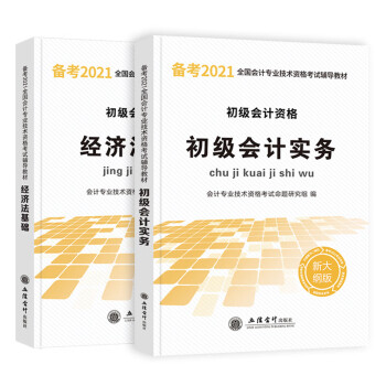 备考2020初级会计职称2019教材：经济法基础+初级会计实务（套装共2册）