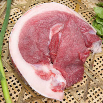 猪肉农家土猪肉后腿肉新鲜生猪肉散养黑猪瘦肉五花肉5斤后腿猪肉带