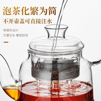 煮茶壶电陶炉煮茶器套装家用蒸茶养生花茶具玻璃烧水壶养生壶大容量