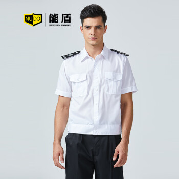 能盾夏季保安服工作服 男短袖上衣特训服物业小区保安制服定制安保服
