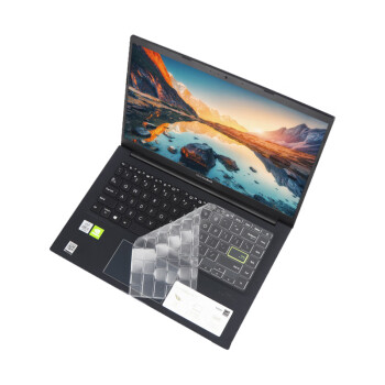 华硕a豆adolbook14 2020键盘保护屏幕贴膜轻薄笔记本外壳贴纸 高透tpu