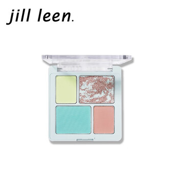 jill leen晶灿立体四色眼影便携小盘懒人网红款迷你小