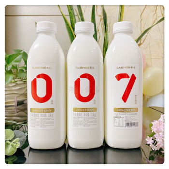 卡士新品卡士0添加0蔗糖酸奶可以选原味七种益生菌1kg969g年货家庭装