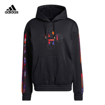 adidas阿迪达斯男子哈登篮球运动连帽套头衫卫衣 h37612 h37612 m