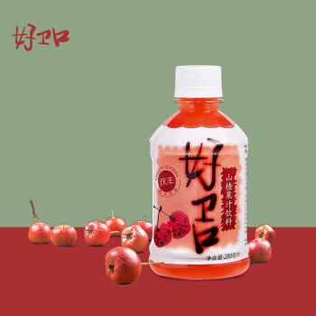 好卫口山楂果肉饮料280ml6瓶6瓶