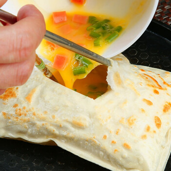 30片大份量正宗鸡蛋灌饼饼皮半成品家用手抓饼家庭装早餐10片甄选面粉