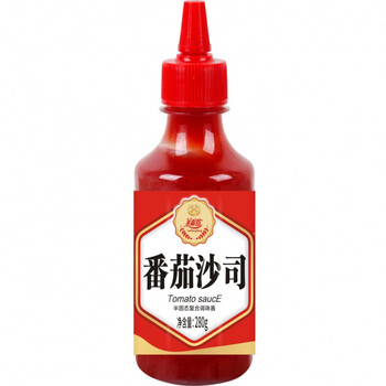 番茄酱沙拉酱手抓饼酱料甜辣酱组合装黑胡椒酱番茄沙司美粮坊280g番茄