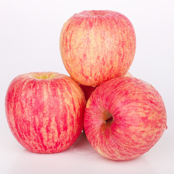顺丰甘肃静宁苹果细腻甜脆红富士苹果带箱10斤26个分享装