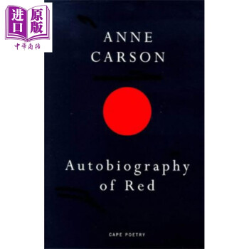 安妮 卡森 红的自传 autobiography of red 英文原版 anne carson 诗