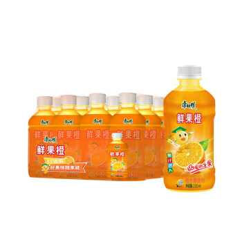 康师傅鲜果橙330ml6瓶12瓶24瓶整箱迷你小瓶装水果汁饮料饮品批发餐饮