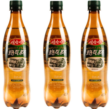 娃哈哈格瓦斯饮料600mlx612瓶整箱啤酒风味碳酸可乐饮品600ml6瓶