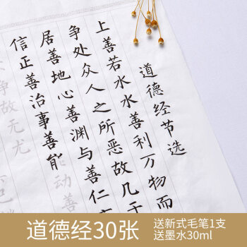静心手抄经小楷毛笔字帖手抄佛经心经抄经学入门临摹套装半生半熟软笔