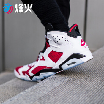 烽火体育 air jordan 6 aj6 乔6 高帮 胭脂白红 篮球鞋 ct8529 106 ct