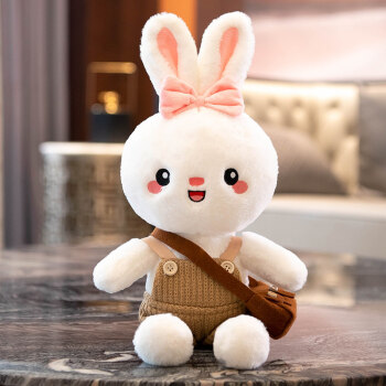 菲洛林兔子玩偶毛绒玩具女孩可爱穿衣小兔子公仔玩偶小白兔毛绒玩具
