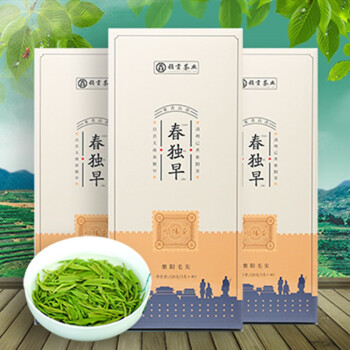 紫阳毛尖领贡茶叶紫阳富硒茶明前春茶120g毛尖茶叶紫阳绿茶陕西茶叶