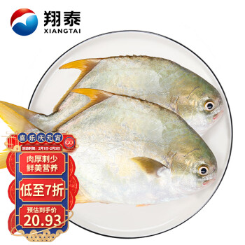 XIANGTAI 翔泰 深海金鲳鱼 500g 20.93元（需买6件，共125.57元） 