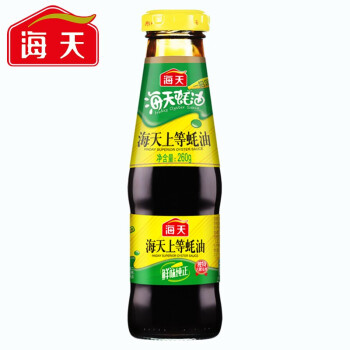 海天上等蚝油260g瓶调味品耗油大桶装厨房调味品拌面酱料火锅食材底料