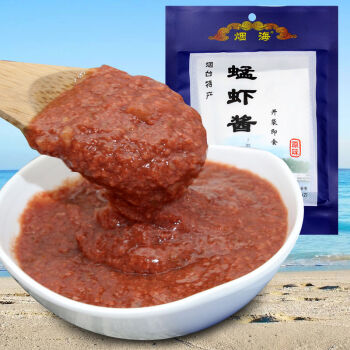 蜢虾酱即食虾子酱烟海海鲜酱【80g*10袋】山东特产虾酱烟台虾酱 80克*