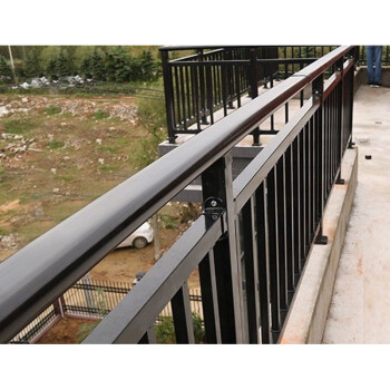 定制扶手护栏栏杆阳台铁艺锌钢护栏室内外铝合金不锈钢扶手围栏爆花铜