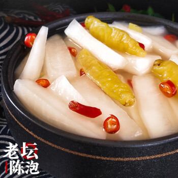 泡萝卜酸辣脆农家腌制新鲜泡菜白萝卜条开胃下饭眉山特产即食800g酸辣