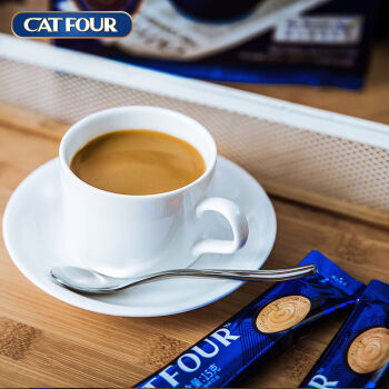 蓝山咖啡瑞幸咖啡豆速溶纯咖啡黑咖啡风味袋装咖啡粉丝滑拿铁饮品收藏