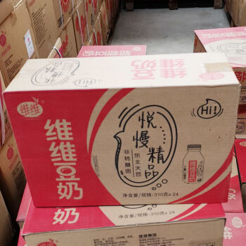 维维豆奶瓶装悦慢精品整箱310克246瓶大豆植物蛋白即饮3月新货310克24