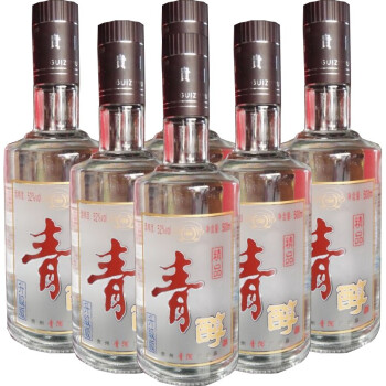 青酒名酒精品青醇酒升级版52度500ml×6瓶浓香型酒高度酒【图片 价格