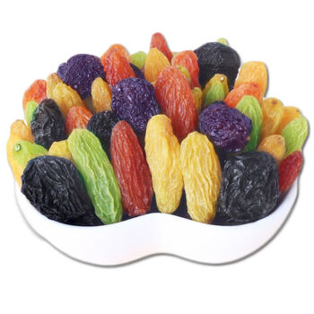 三叶果吐鲁番葡萄干1000g新疆树上黄无籽提子干果零食新货250g五色