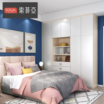特权定金索菲亚整体衣柜哲思全屋定制现代简约卧室家具镂空收纳大衣柜