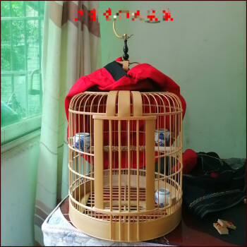 画眉笼鸟笼子竹质大号贵阳三皮笼画眉鸟笼老竹手工制作贵州大号鸟笼