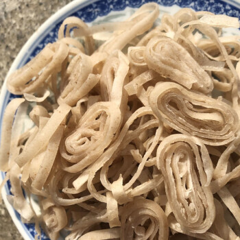 荞麦豆皮子 江西都昌手工荞麦豆皮豆丝粉皮农家豆粑干货豆皮子湖北豆