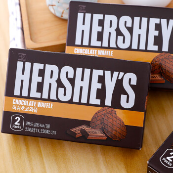 韩国进口hersheys好时巧克力华夫饼好时薄脆饼干网红零食生日礼物小盒