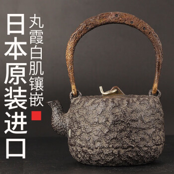 玺翰雅日本原装进口铸铁壶纯大师手工烧水泡茶煮茶壶家用煮茶器砂铁壶