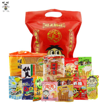 旺旺 巨型(中号)休闲食品饼干糖果拜年年货儿童礼物抖音网红猪饲料