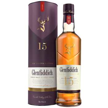 宝树行格兰菲迪15年700mlglenfiddich苏格兰达夫镇单一麦芽纯麦威士忌