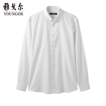 雅戈尔 衬衫男士 2021秋冬季青年男士商务休闲长袖衬衫 vldp129846bjy