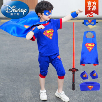 迪士尼品质童装38岁超人衣服男童儿童cosplay幼儿园万圣节角色扮演