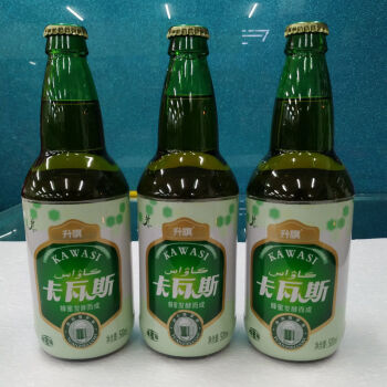 新疆升旗卡瓦斯500毫升装玻璃瓶蜂蜜发酵酒精500ml3瓶