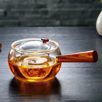 木侧把玻璃茶壶耐高温加厚玻璃煮茶器功夫泡茶壶小青柑专用泡茶壶500